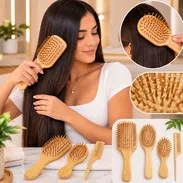 Juego de peines bambú para el cuidado del cabello . 20 Usd - Img 57685067