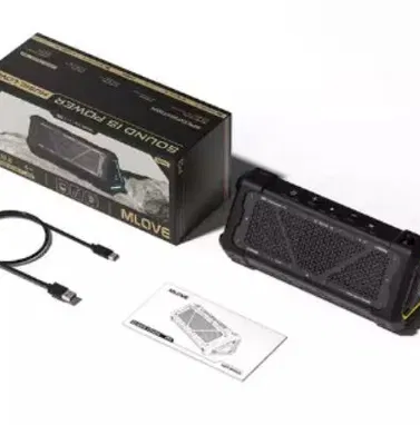 Bocina Bluetooth para exteriores//Marca MLOVE//40W// Bluetooth, USB-C; TF Card//Nueva - Img 82348182