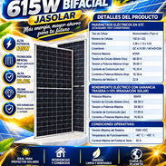 PANEL SOLAR 615W BIFACIAL JASOLAR, ENTREGA DE FACTURA PARA SU GARANTÍA. VARIEDAD DE PANELES, CABLES Y ECOFLOW - Img 57970632