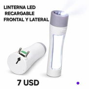 LINTERNA LED RECARGABLE FRONTAL Y LATERAL - Img 55995319