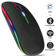 Mouse Recargable Inalámbrico RGB - Img 55773540