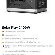 Solar play 2400w EN CAJA GARANTÍA - Img 56991074
