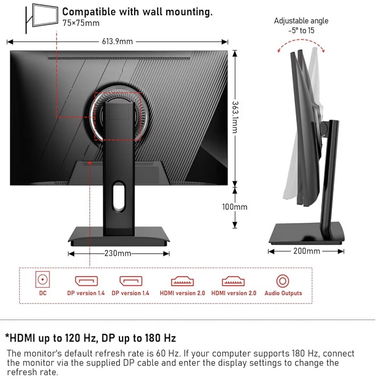 Monitor 2K Gamer 180HZ HDR freesync - 2/2