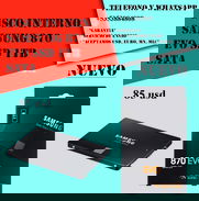 Disco duro  **Samsung 870 EVO SSD** con una capacidad de **1TB** y una interfaz **SATA**. - Img 50051894