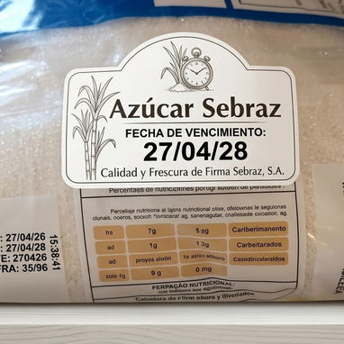 Azúcar Blanca Sebraz 1kg, Arroz San Genaro 1kg,  Harina Molini 1kg - 2/4