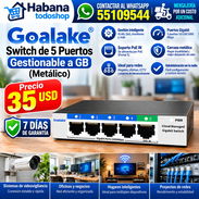 Switch de 5 puertos Gestionable a GB (Metálico) NUEVAS EN CAJA!!! - Img 56383344