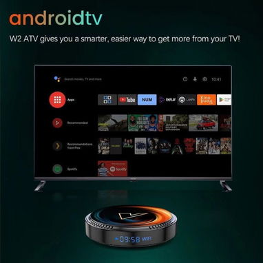 Android TV Box VONTAR 2GB 16GB Android - WiFi 5G Bluetooth 4K Mando con Voz Puertos USB admite Disco Duro Netflix Disney - 3/7