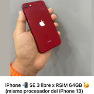Iphone SE 3 de 64gb libre por Rsim, bateria al 100% - Img 45520284