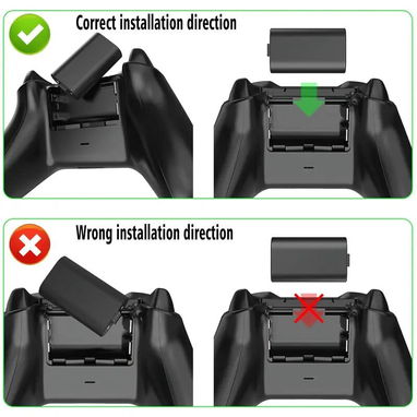 Batería Recargable y Kit Carga & Juega para Controladores Xbox | videojuegoshabana.com - Img 122262213