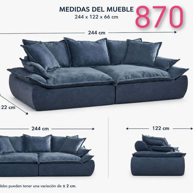 Sillones importados, sofás sellados al vacío, juegos de sala modernos - Img 122286787