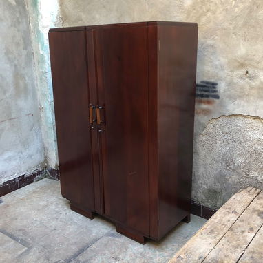 ⚜️ Escaparate de dos puertas antiguo restaurado • Entrega incluida 🚛 - 2/3