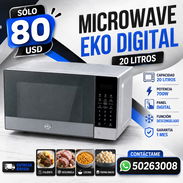 🍽️ MICROWAVE EKO DIGITAL 20 LITROS - Img 55761533