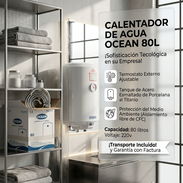 CALENTADOR OCEAN 80L 220V | $350 USD | Envió Gratis | Garantía + Factura | Tanque Titanio Máxima Duración - Img 57782114