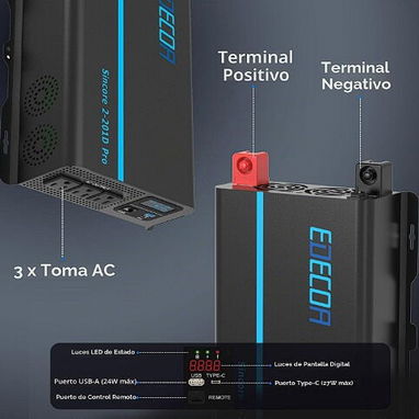 Inversores de corriente DC/AC - 🔌 "¿CANSADO DE PARAR TODO CADA VEZ QUE SE VA LA LUZ? - 2/6