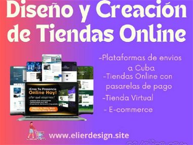 Creamos Sitios web, landing page, portafolios, menu online, tienda online, blogs, Venta de dominios.  Elier's Web Design - Img main-image-45653742