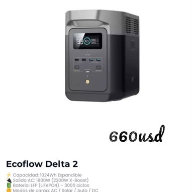 Ecoflow delta 2 delta 3classic etc Nuevas - 5/5