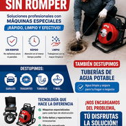 Destupición profesional de tragantes y tuberías - Img 55594982