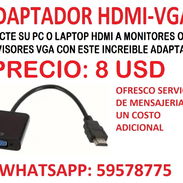 TENEMOS A LA VENTA ADAPTADOR HDMI-VGA. TENEMOS MENSAJERIA ADICIONAL - Img 51319589