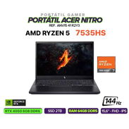 * Laptop Acer Nitro / AMD Ryzen 5 / 16GB/ 512GB SSD/ RTX 4050 6GB GDDR6 - Img 57829114