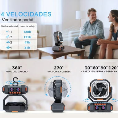 Ventilador Recargable F22 – 40,000mAh - Img 124151154
