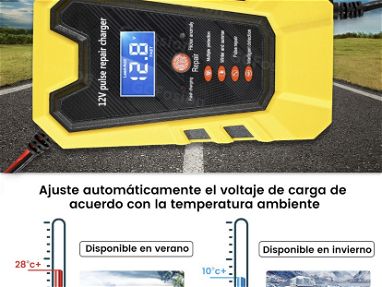 Cargador Rápido Para Batería De Coche Moto 12v 6a - Img 63937121