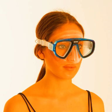 ----Careta, Máscara de buceo Seac Extreme con lentes de cristal templado y snorkel - Img 125443297