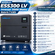 2 EN1  ⚡INFINISOLAR⚡  3 kw en inversor, 7 kWh en batería  2450 USD💵  MENSAJERIA INCLUIDA🚛 - Img 57968385