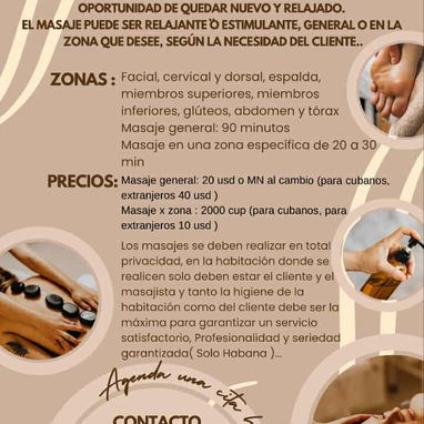 ‼️😮 Nuevas ofertas de masaje relajante, no pierdas la oportunidad de verdaderamente desestresarte, contacta ya‼️ - Img 108377720