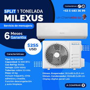 🧊 255 🧊 SPLIT MILEXUS 1 TONELADA 220V. MENSAJERÍA CON FACTURA Y 6 MESES DE GARANTÍA. TLF 54833699 - Img 49694638