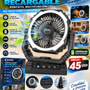 Ventilador recargable Portátil Multifunción Domicilio x costo adicional Interesados al PV 58 62 17 00 - Img 57855826