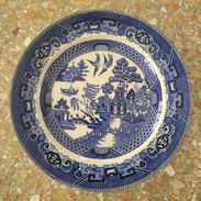 Plato Antiguo de Colección: "Blue Willow": Buffalo Pottery (1916) - Tel: 5358 0956 - Vedado - Img 57803742