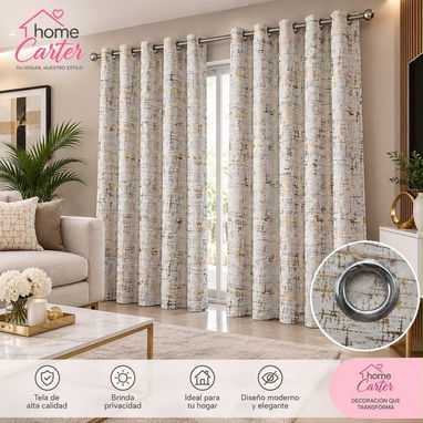 Cortinas BlacKout con diseño - 2/4