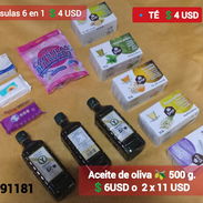 OFERTA. Aceite de oliva extra virgen, té Infusiones, cápsulas de lavar 6 en 1, jabón dermatólogico - Img 55750181