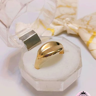 Anillos sencillos de oro 10k originales calidad garantizada - 9/10