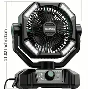 Ventilador recargable marca CoodSky, dura 2 noches con 1 carga - Img 50660662