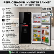 REFRIGERADOR INVERTER SANKEY 9.4 PIES RF101N81BD - Img 55857765
