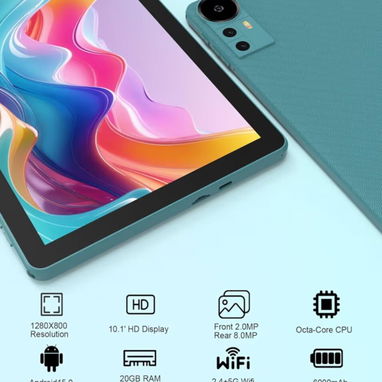 ☎️53544655 🛵 Entrega Disponible ⭐Tablet Android 15 de 10" – 20GB RAM / 128GB (2 en 1) ⭐ - Img 116521256
