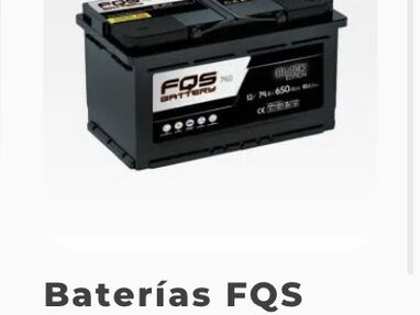 Baterías FQS 12v 74Ah en oferta - Img main-image