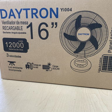 VENTILADOR DE MESA RECARGABLE NUEVOS EN CAJA - Img 123072671