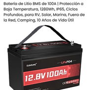 Bateria de 12.8v 100ah - Img 56721626
