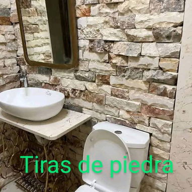 Se venden todo tipo de piedras para enchapes de pared y para la humedad en la misma,laja, jaimanita, tirillas de piedra - Img 87106756