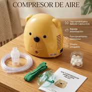 Nebulizador de aire temática de oso para los infantes y el miedo talbien para adultos Nebulizador para asma es nuevo - Img 56711617
