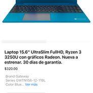 🔰 Laptop Gateway(USA) 15.6”IPS Full HD, Ryzen 3 3250U con Radeon™ Graphics. 30 días de garantía, nueva sin estrenar. - Img 45058301
