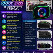 🔊 Bocina Bluetooth, con Radio FM. LP-V102 Wireless Speaker - Img 55945447