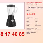 LICUADORA VASO DE VIDRIO MILEXUS (ML-L602) - Img 54823439