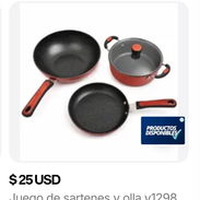 Juego de sartenes y olla - Img 58171477