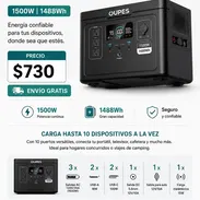 Inversor, Estación Oupes 1488Wh, 730 USD ecoflou - Img 55394314