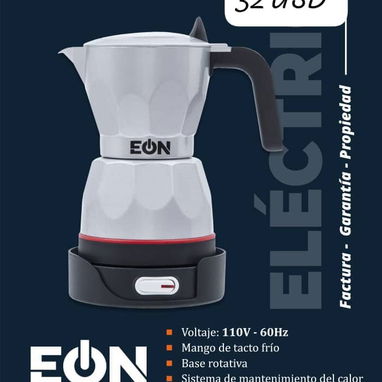 Cafeteras eléctricas de 3 y 6 tasas y cafeteras normales de estufa - 7/8