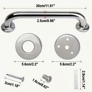 🚨 🚨 BARRA DE SEGURIDAD PARA EL BAÑO 🚿. ACCESORIOS DE SEGURIDAD Y APOYO - Img 120637128