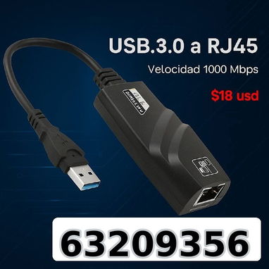 adaptador tipo c RJ45 / adaptador usb RJ45 - Img 116842506